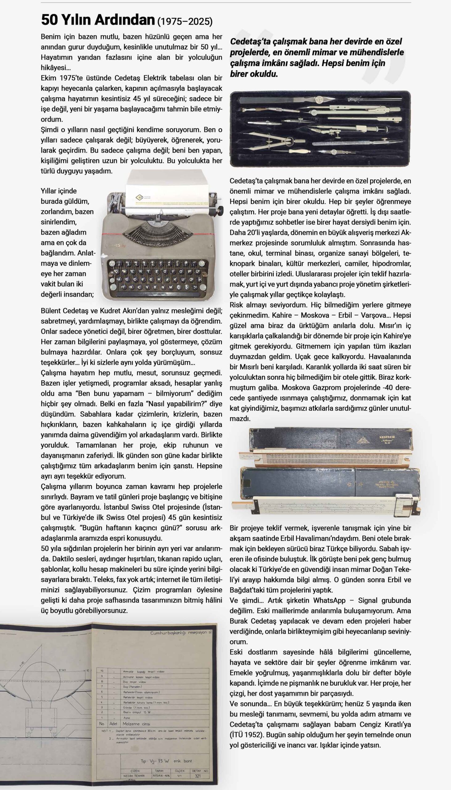 Cedetas 50. Yil Özel